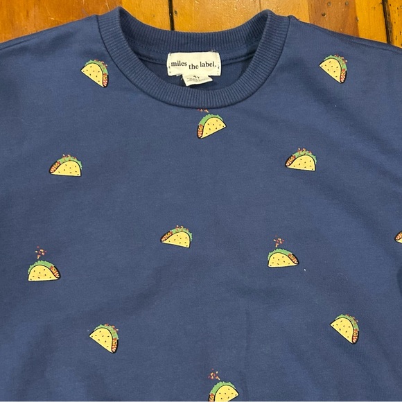 3&4Y Miles the Label Taco Print Sweatshirt & Shorts Set - Picture 2 of 8